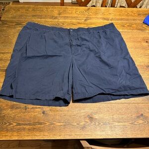 Big and tall navy shorts